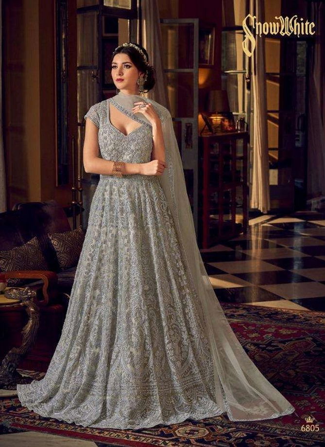 Swagat Snow White Latest Heavy Designer Wedding Wear Fancy Butterfly Net With Heavy Embroidery Work Salwar Suit Collection